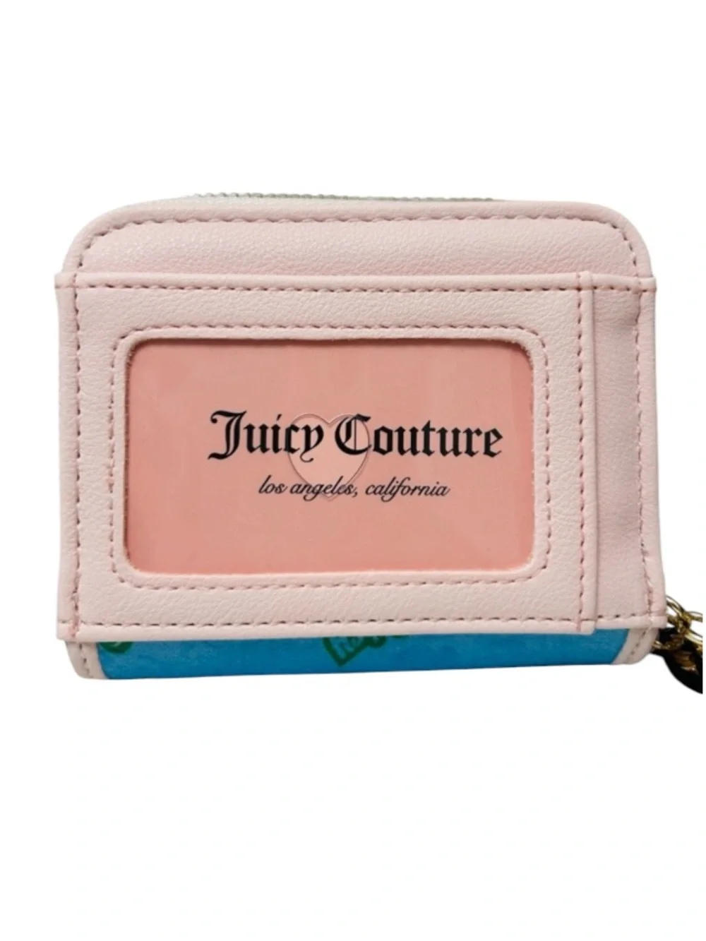 🆕🍒 Juicy Couture Blue Cherry Gelato Retro Wallet NWT🍦